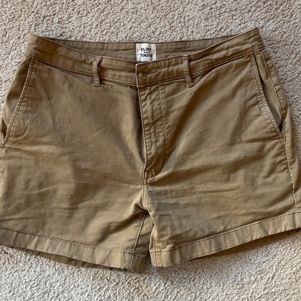 Huckberry Flint & Tinder shorts BUNDLE (2) — tan and grey - Picture 3 of 4